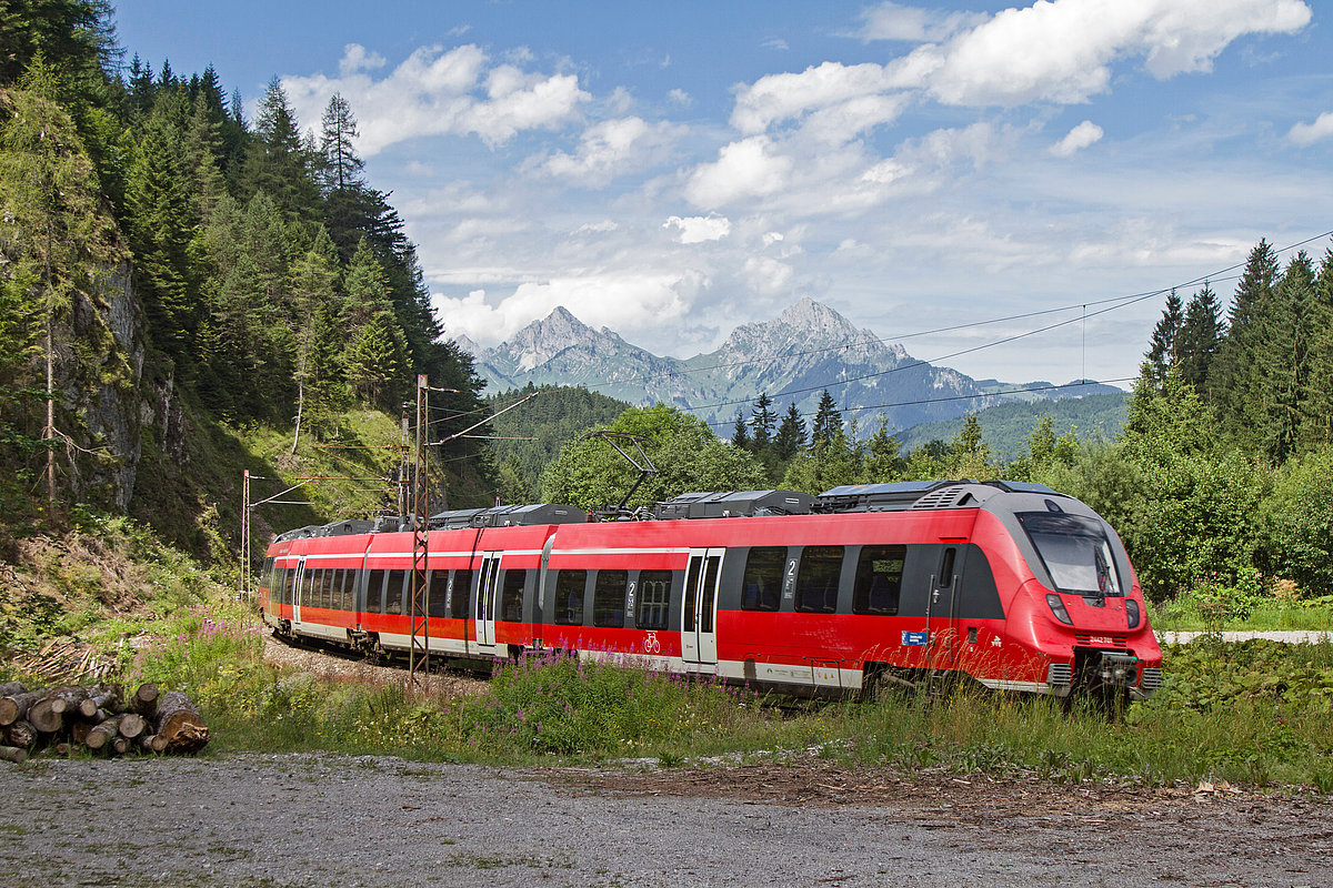 vorbeifahrender Zug