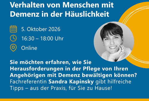 Eine Werbegrafik (Quelle: Fachstelle für Demenz und Pflege Oberfranken)