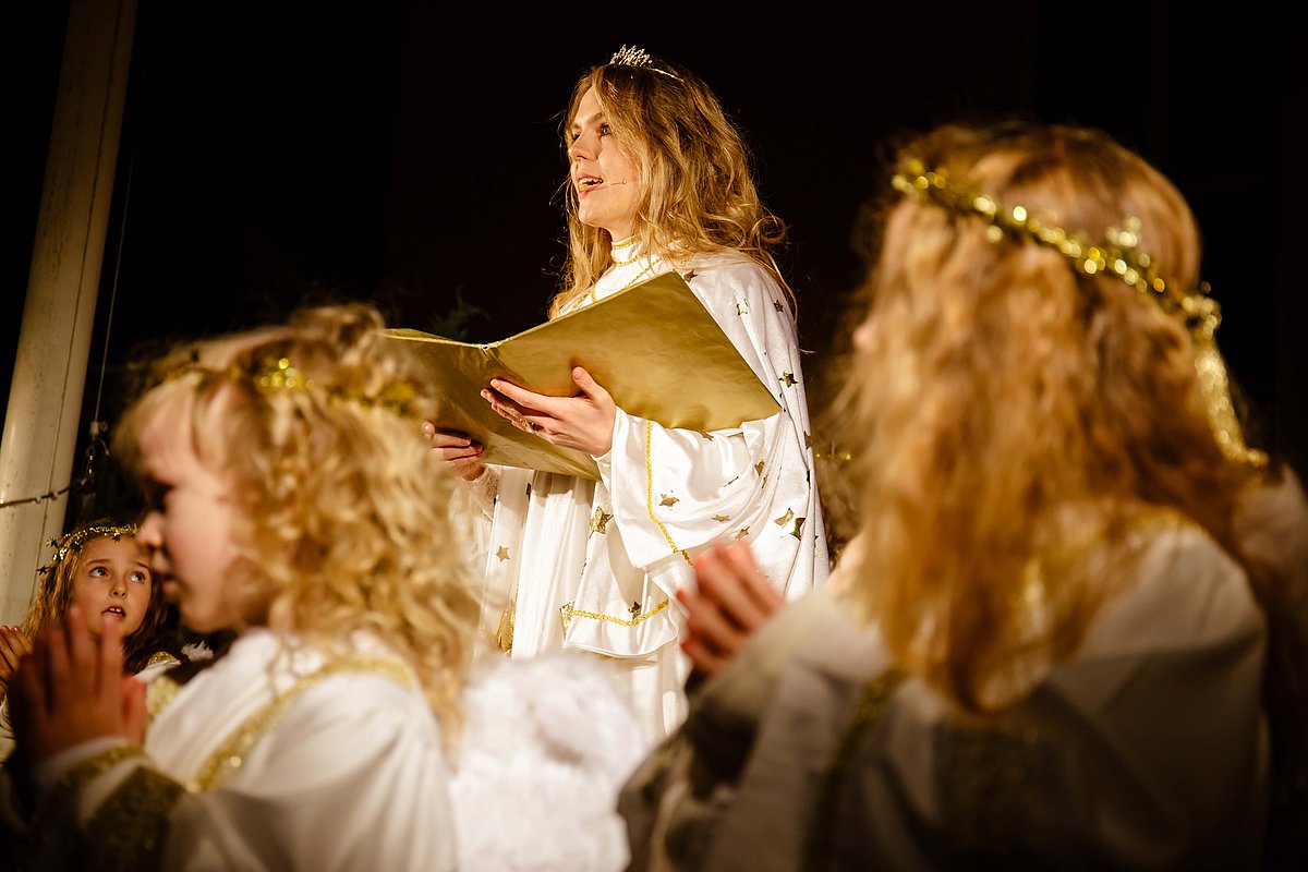 Empfang des Christikindes